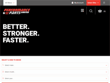 Tablet Screenshot of performanceparts-ltd.com